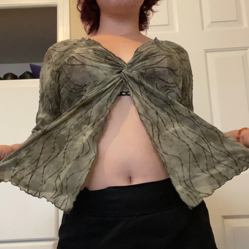Faerie core woodland fairy vibe top